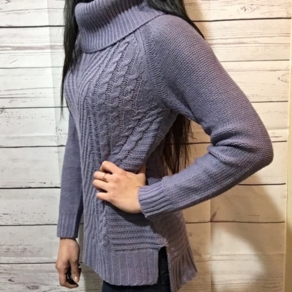Dress Barn Sweaters - dressbarn CB 1962 LAVENDER LILAC TEXTURE SWEATER